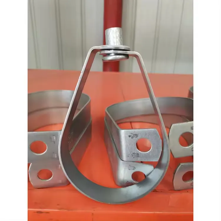 Best Verkopende Gegalvaniseerde Metalen Sprinkler Pijp Hanger Op Maat Van Koolstofstaal Sprinkler Pijp Klem Hanger