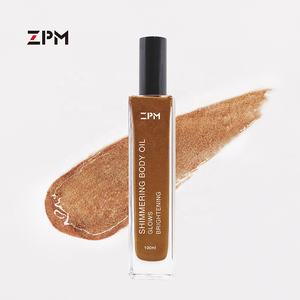 ZPM OEM/ODM Etiqueta Privada resplandor <span class=keywords><strong>iluminador</strong></span> líquido bronce brillo cuerpo aceite de brillo - Product Image 2