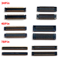 Connecteur FFC FPC d'usine pour Samsung A10 A20 A20S A21 A30S A40 A70 A50S Écran LCD Connecteur de chargeur FPC sur carte mère Pièces détachées