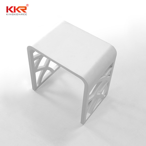 Solid Surface <strong>Bathroom</strong> <strong>Stool</strong> Hotel &amp; Villa Custom Furniture - Product Image 4