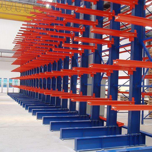 Étagères de stockage et de présentation en acier robuste pour matériaux de construction, tubes métalliques et entrepôts, avec bras de support - Product Image 4