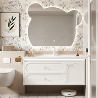Meubles de salle de bain muraux en gros, vente directe d'usine, ensembles de salle de bain avec miroirs