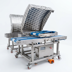 Máquina cortadora de carne fresca totalmente automática con cuchilla de acero inoxidable y grosor ajustable para cerdo, cordero, ternera, pechuga de pollo - Product Image 1