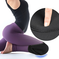 Genouillères en éponge réglables, respirantes, légères et confortables, à absorption des chocs, pour la danse, le ski et le roller – Vente chaude