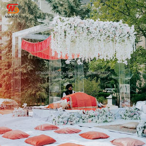 Arco de Boda Cuadrado de Acrílico Transparente Personalizado SMOOTH, Soporte de Fondo para Bodas al Aire Libre - Product Image 3