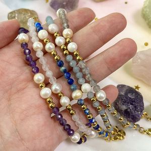 Pulsera de Piedra Natural con Cuentas de Vidrio Coloridas, Armonía en las Relaciones, Sin Comisión Intermedia, Personalización Artesanal - Product Image 4