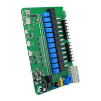 Placa de Control para Estación de Carga de Bicicletas Eléctricas de 12 Vías con QR/RFID/4G para Estaciones de Carga Comerciales