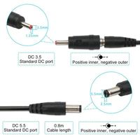 Câble d'alimentation USB OKYN220314-27 5V vers 9V 12V pour routeur WiFi, modem, cordon adaptateur DC de 1 mètre avec écran de tension