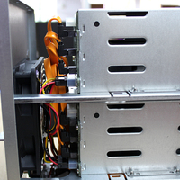 Komputer Desktop All-in-One Berkualitas Tinggi dengan Casing Server Nas *6 Bay HDD untuk Penyimpanan Data CPU J1900 Tersedia