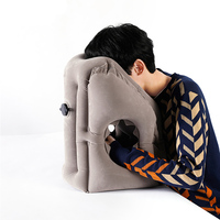 Oreiller de voyage gonflable personnalisé appuie-tête coussins de soutien du menton oreillers de sieste pour avion avion