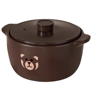 Ceramic Soup Pot Small High Temperature Resistant Earthenware For Gas Stove Home Cooking Rice And Soup - Product Image 3