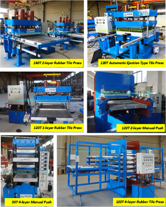 Presse à carreaux de caoutchouc entièrement automatique avec dispositif de tirage et de poussée automatique, vulcanisateur de caoutchouc 120T - Product Image 6