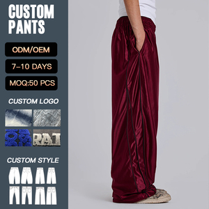 <span class=keywords><strong>Pantaloni</strong></span> Larghi da Uomo YUCE di Alta Qualità, Joggers <span class=keywords><strong>con</strong></span> Vita Elastica, <span class=keywords><strong>Pantaloni</strong></span> Oversize a Gamba Larga, <span class=keywords><strong>Pantaloni</strong></span> Sportivi da Uomo - Product Image 4