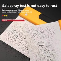 Couteau à mastic et grattoir flexible en acier inoxydable monobloc pour outils de construction, polissage et enduit