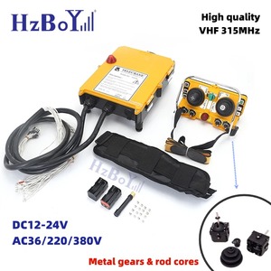 F24-60A Telecrane Joystick 8 kanal 5 hız vinç kablosuz radyo verici ve alıcı ile endüstriyel uzaktan kumanda - Product Image 6