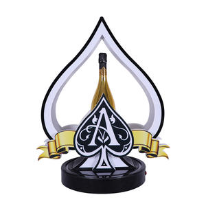 Présentateur de bouteilles personnalisé VIP rechargeable à LED 5L PC Nightclub Bar Plateau de service Refroidisseur de vin Noir <span class=keywords><strong>Armand</strong></span> Porte-bouteille pour les fêtes - Product Image 5