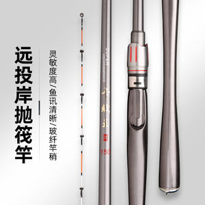 Canne à lancer Kabin Wang 2m en fibre de carbone pour la pêche en mer depuis le rivage, action moyenne rapide - Product Image 1