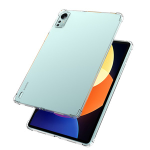 Funda Transparente Antigolpes de TPU para Tablet con Ranura para Stylus, para <span class=keywords><strong>Pad</strong></span> <span class=keywords><strong>5</strong></span> <span class=keywords><strong>Pro</strong></span> de <span class=keywords><strong>12.4</strong></span> Pulgadas, Respaldo Acolchado Suave, Ligera, con Soporte Multiángulo - Product Image 4