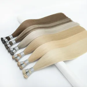 Brazilian Invisible Cuticle Intact Thick Ends Double Weft Genius Hair Extensions Indian Weft