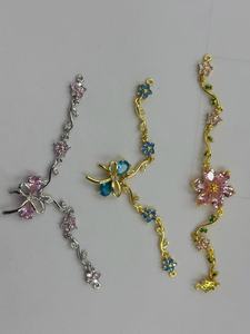 Pendentif Breloque Étoile <span class=keywords><strong>Poisson</strong></span> Bleu Plaqué Or Personnalisé pour Fabrication de Bijoux DIY, Accessoires pour Colliers et Bracelets - Product Image 3