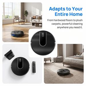 Aspirateur robot N7S-U avec filtre HEPA, nettoyage humide et sec, navigation automatique, contrôle par application WiFi pour le marché américain - Product Image 2
