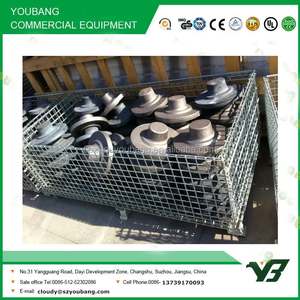 מחסן מתקפל אחסון כלוב מותאם אישית תיל פלדה מתקפלת - Product Image 5