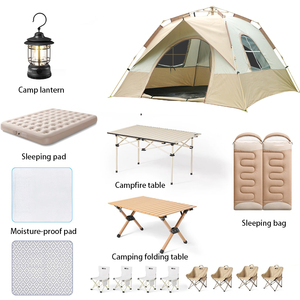3-4 Person Large Family <strong>Camping</strong> <strong>Tent</strong> Waterproof 3000mm 210D Oxford Glamping Automatic <strong>Tent</strong> - Product Image 6