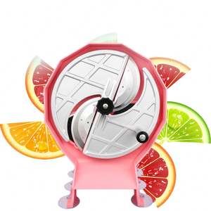 เครื่องหั่นผักผลไม้แบบลูกกลิ้งปรับความหนาได้ ใช้ได้กับมันฝรั่ง ผลไม้แห้ง อาหารแห้ง และมะนาว - Product Image 4