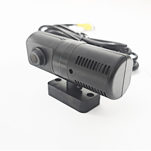 SeemeTech ABS Dual-channel Dash Cam 1080P HD Front/Rear Reverse Camera Split Screen Monitor Backup Camera Night View Voice