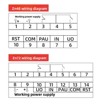 Relais de temps numérique électronique ZN48 ZN72 alimenté en courant continu/alternatif, compteur inductif automatique à infrarouge pour presse à poinçonner, Chine continentale