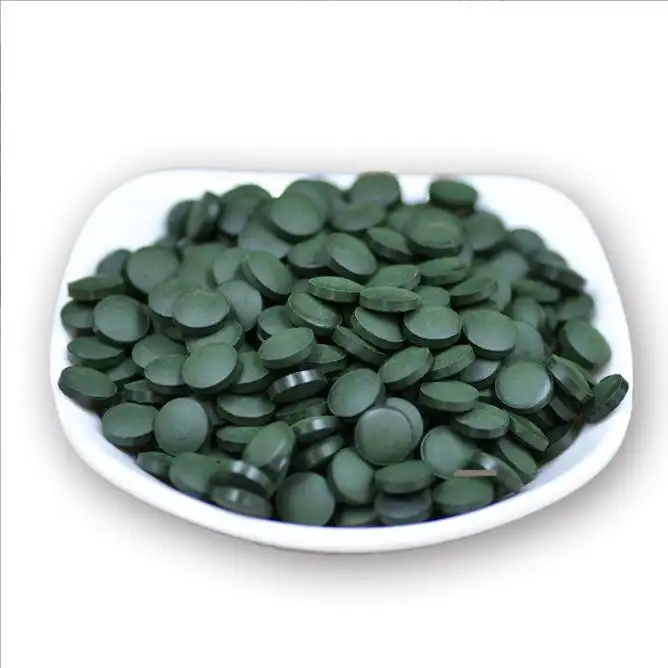 Hot Sale USA EU/China Warehouse 250mg/500mg Halal Organic Spirulina Tablets In Bulk Best Price