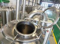 Brasserie à 5 cuves de 2000L, 3000L, 4000L, 5000L pour la fabrication de bière avec chauffage électrique et à vapeur, à vendre