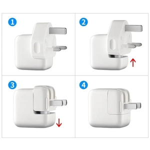 <span class=keywords><strong>Adaptateur</strong></span> <span class=keywords><strong>secteur</strong></span> détachable électrique EU UK US Plug Converter pour <span class=keywords><strong>Apple</strong></span> IPad IPhone <span class=keywords><strong>USB</strong></span> Chargeur MacBook - Product Image 4