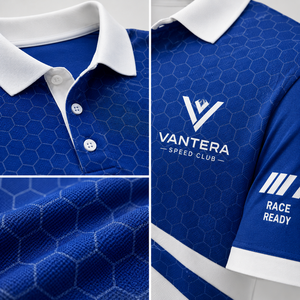 Tenue de course à sublimation intégrale pour hommes, séchage rapide, texture hexagonale, imprimé géométrique à lames, logo personnalisé, sport automobile, 100 % polyester - Product Image 6