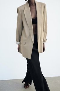 KAR-OT ZA 여성 2024 여름 프리미엄 블랙 혼방 카디건 블레이저 2753530 - Product Image 5