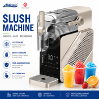 Nouvelle machine à slush portable N2J1-01 de 2 L, mini-machine commerciale à refroidissement rapide pour yaourt, glace aux fruits, sorbet au chocolat, eau glacée
