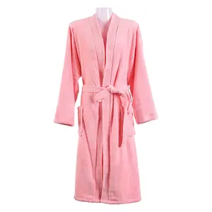 Women Night Bathrobe Women's Sleep Luxury Brand Pure color Jacquard Sleepwear Bathrobe Allure Woman Bath Robe Pajamas