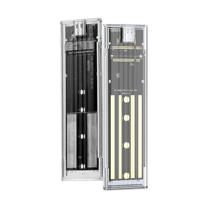 <b>M.2</b> NGFF Type C 3.1 Transparent External <b>SSD</b> Case 10Gbps Hard Disk Adapter for 2230/2242/2260/2280 Dual Protocol Transparent M2 - Product Image 1