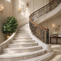 Carreaux de porcelaine pour escaliers Foshan, vente chaude, 470x1200mm, pour escaliers de villa et sols d'appartement