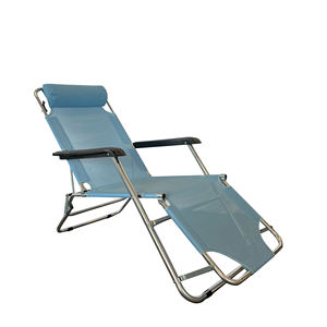 Nuevo estilo personalizado Color ajustable respaldo buena resistencia al desgaste fácil de limpiar doble reposabrazos silla plegable - Product Image 2