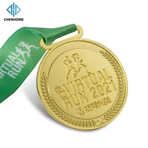 Cung cấp giá rẻ khuyến mại Tùy chỉnh thể thao medalla đội Winner Hợp kim kẽm Antique bạc kim loại chạy huy chương với logo riêng của bạn