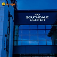 Prix d'usine Enseigne à lettres lumineuses frontales personnalisée, Enseigne logo 3D LED, Enseigne commerciale extérieure, Panneau signalétique pour magasin