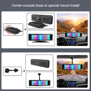 Dash <span class=keywords><strong>Cam</strong></span> per Auto con 4 Telecamere a 360 Gradi, Schermo Touch da 12 Pollici, Specchietto Retrovisore Intelligente per Camion - Product Image 6