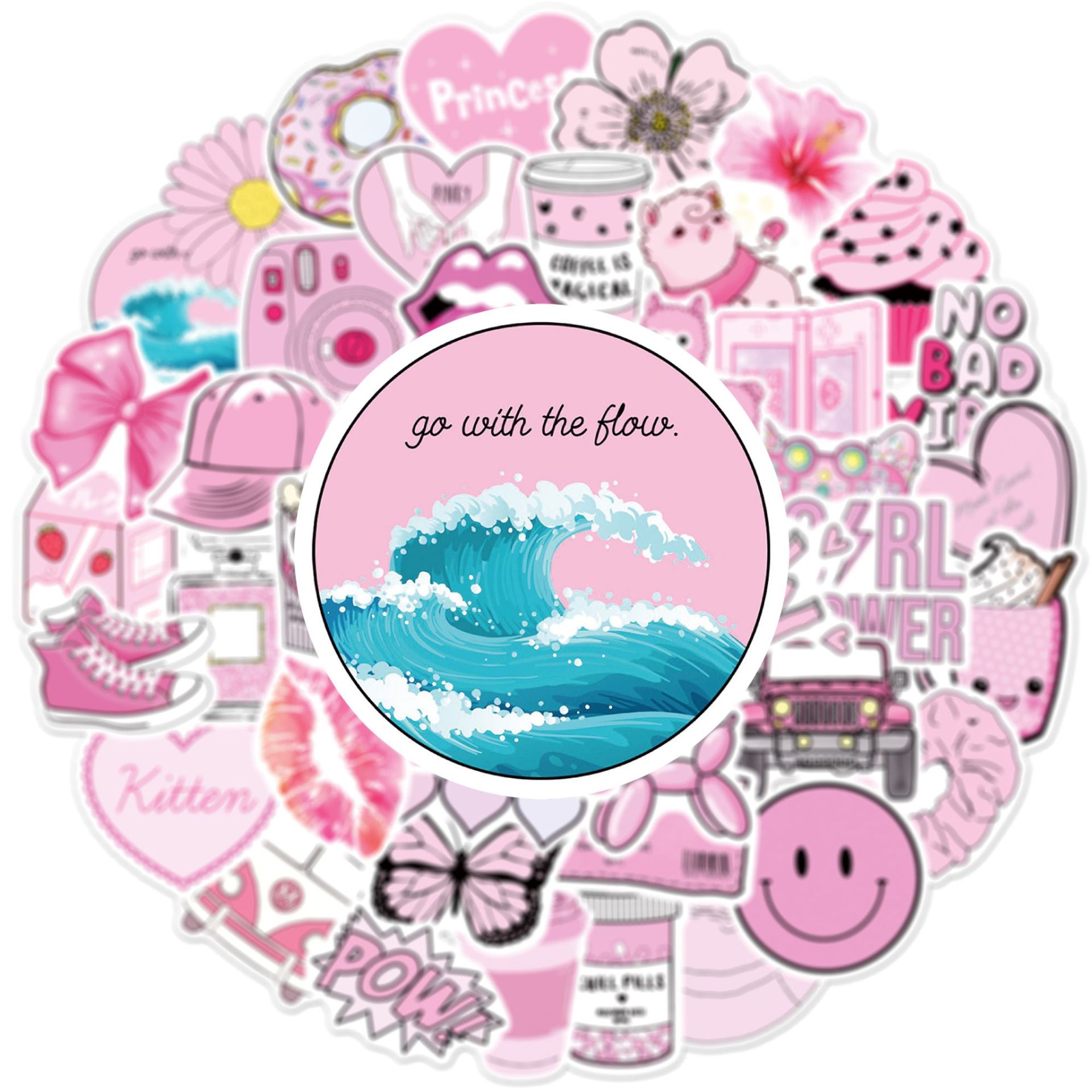 Adesivo Auto Tartaruga Marina Rosa - Vinile Impermeabile UV - Decorazione Auto, Laptop, Pareti - 12,5 Cm