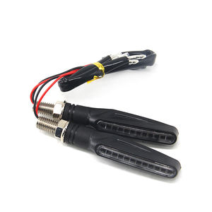 Autodragons ABS 12V universel moto 12LED <span class=keywords><strong>clignotant</strong></span> <span class=keywords><strong>dynamique</strong></span> jaune coulant feu arrière clignotants IP67 - Product Image 1