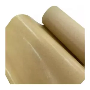 Papel de liberação de núcleo de papel kraft para açougueiro marrom absorvente de silicone à prova de graxa em rolo enorme