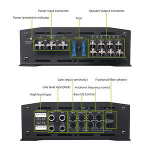Système audio et amplificateurs de <span class=keywords><strong>voiture</strong></span> Sennuopu, amplificateur de son de <span class=keywords><strong>voiture</strong></span>, amplificateur DSP, amplificateur de classe D 12V <span class=keywords><strong>600W</strong></span>, contrôleur de basses universel 20 - 20000 HZ~ - Product Image 4