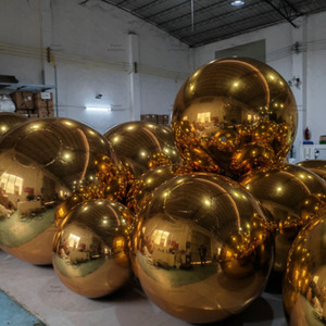 Globos Metálicos Decorativos Inflables con Forma de Espejo, Globo Gigante Brillante Iridiscente para Bodas y Eventos - Product Image 6
