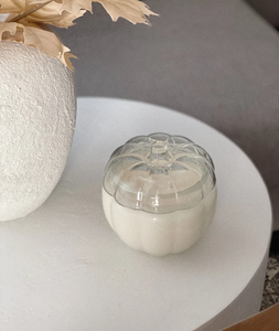 Verre citrouille bougie pot conteneur navire envases para velas bougie en forme <span class=keywords><strong>de</strong></span> bocaux - Product Image 6