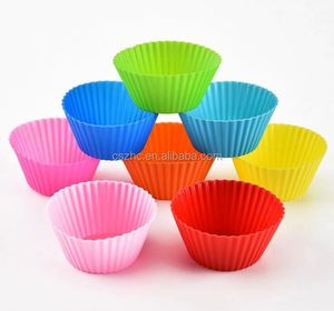 Non-Stick <b>Silicone</b> Muffin Cups for Pastry Customized <b>Silicone</b> <b>Baking</b> Mold Muffin Cups Wholesale Reusable Cup Cake - Product Image 5